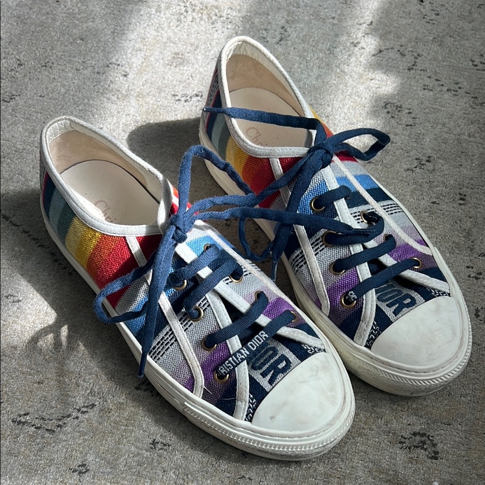 Dior Multicolor Canvas Walk n’ Dior Sneakers